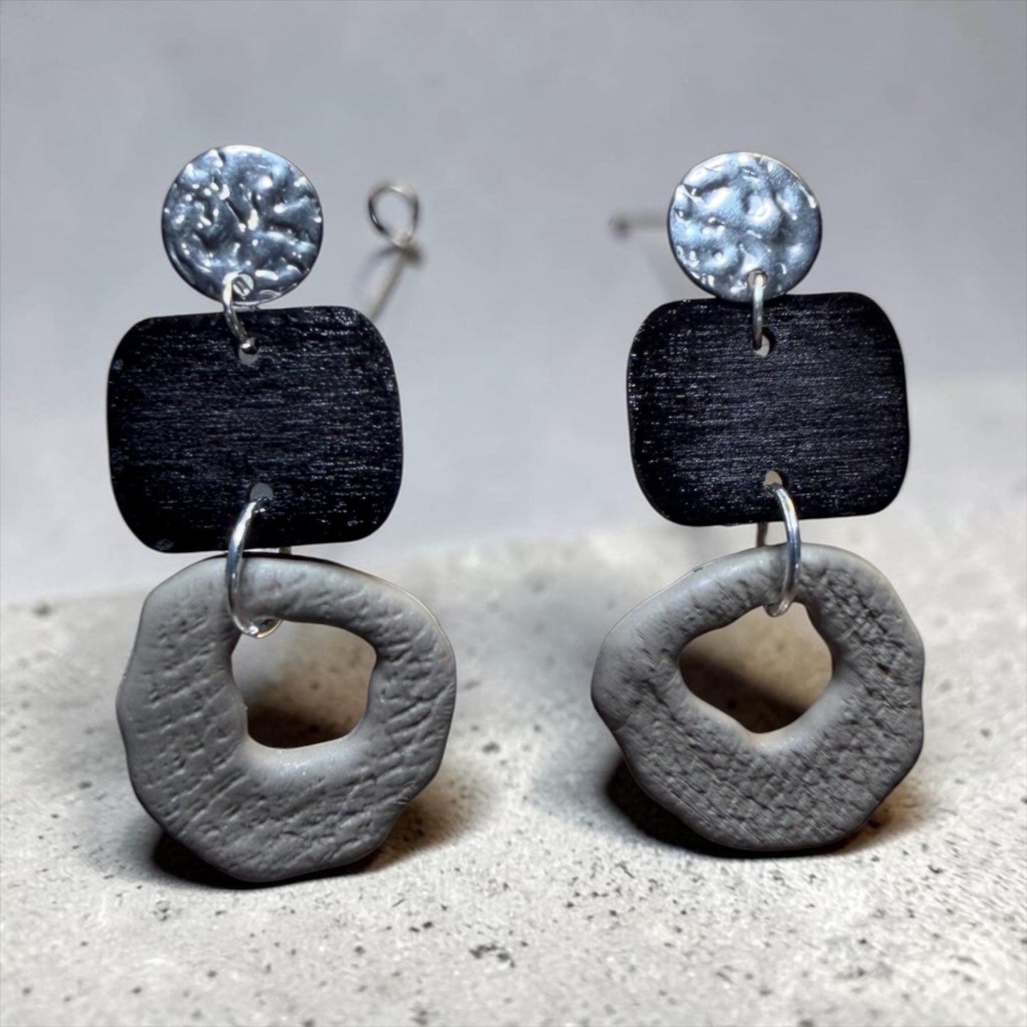 Designs by Cyere Simply Taupe – Textured Statement Earring Collection