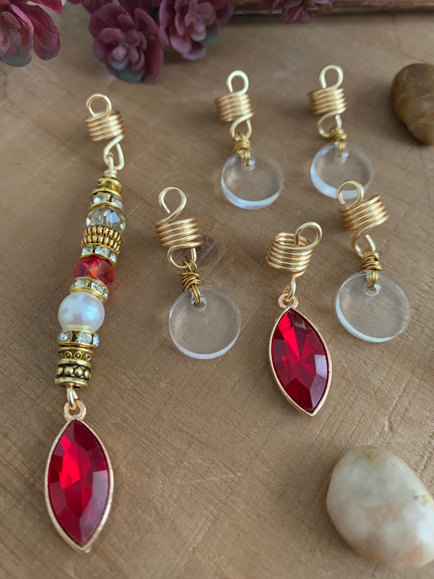 Design’s By Cyere Candy and Pearls Loc and Braid Jewelry Set Collection