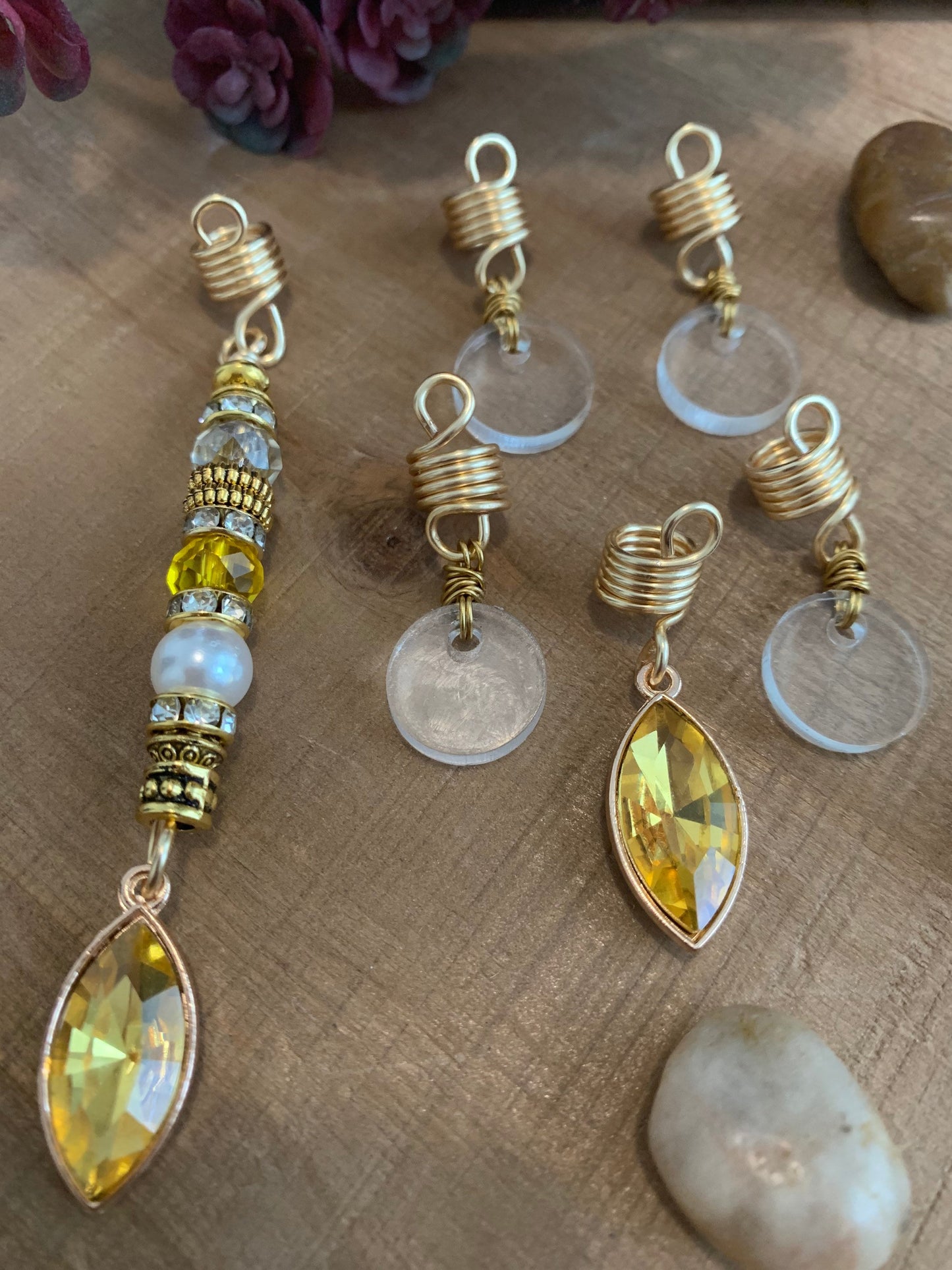 Design’s By Cyere Candy and Pearls Loc and Braid Jewelry Set Collection