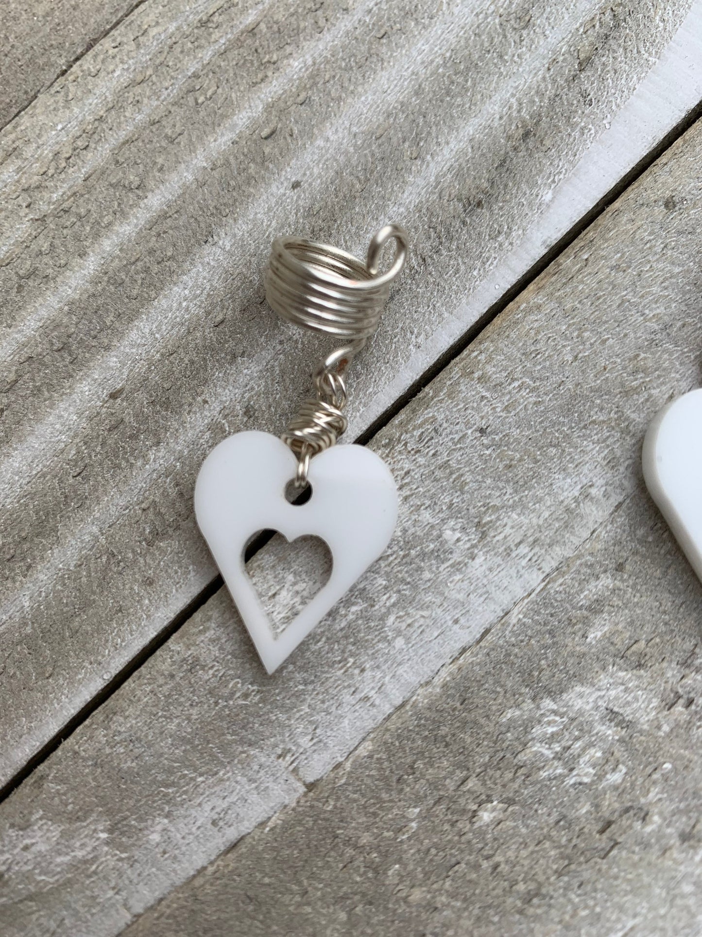 Design's by Cyere Loc and Braid Heart Accent  piece.