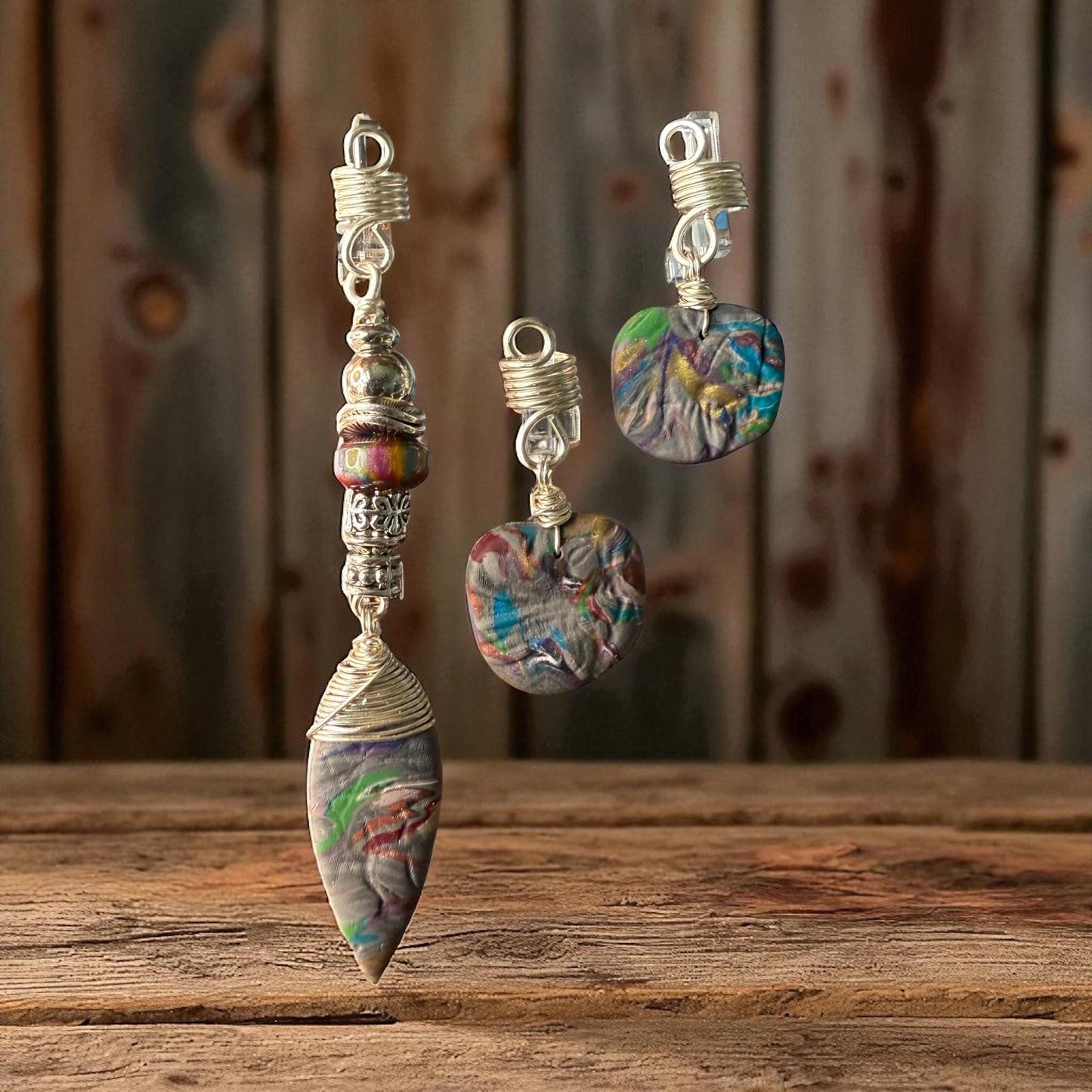 Mystic Earth Fusion Loc & Braid Jewelry Set by Cyere’s Closet