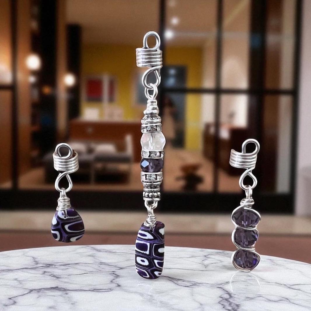 Design’s by Cyere Expressions  Loc and Braid Jewelry Set