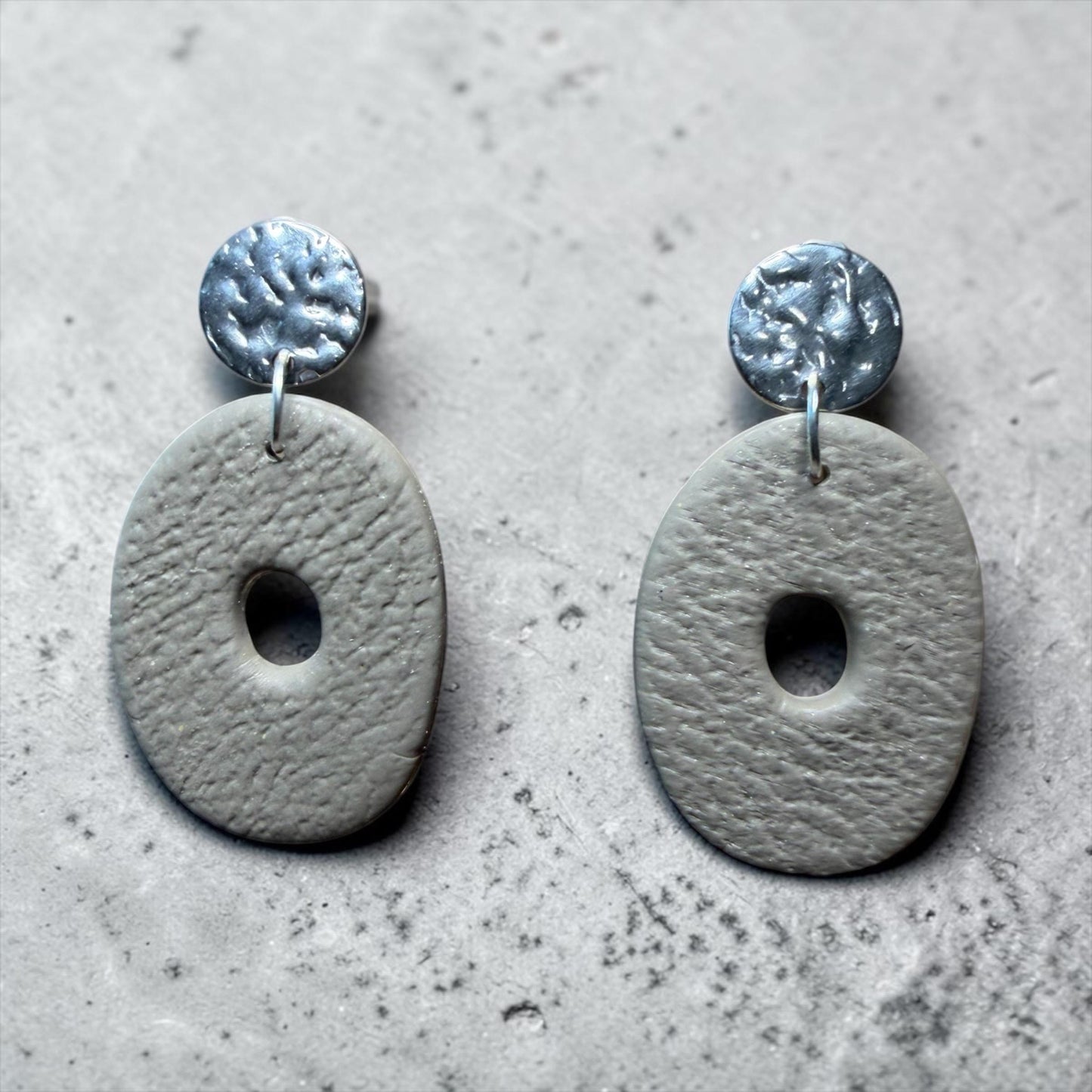 Designs by Cyere Simply Taupe – Textured Statement Earring Collection