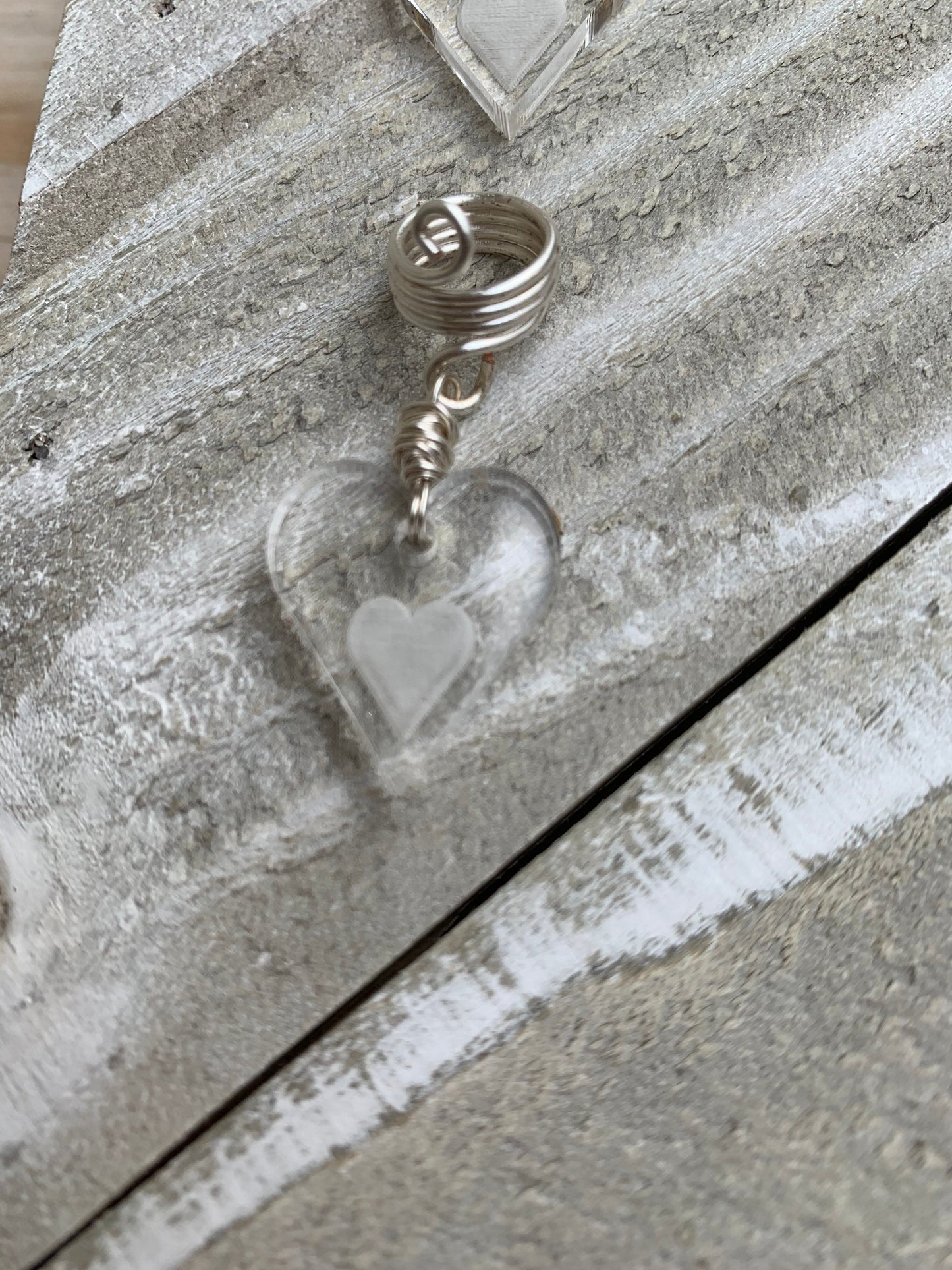 Design's by Cyere Loc and Braid Heart Accent  piece.