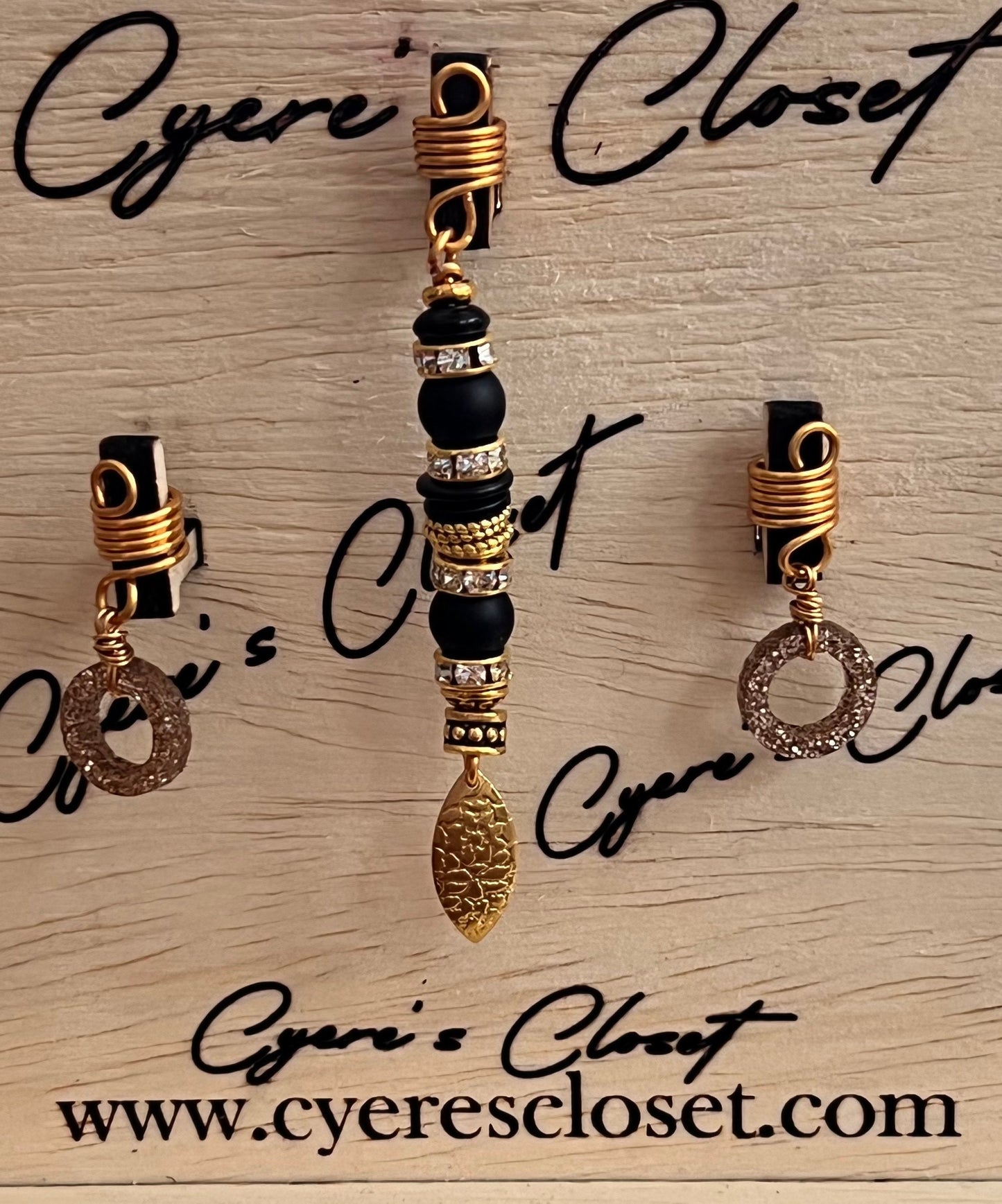 Design’s by Cyere Wednesday Vibes Loc and Braid Jewelry Set Collection