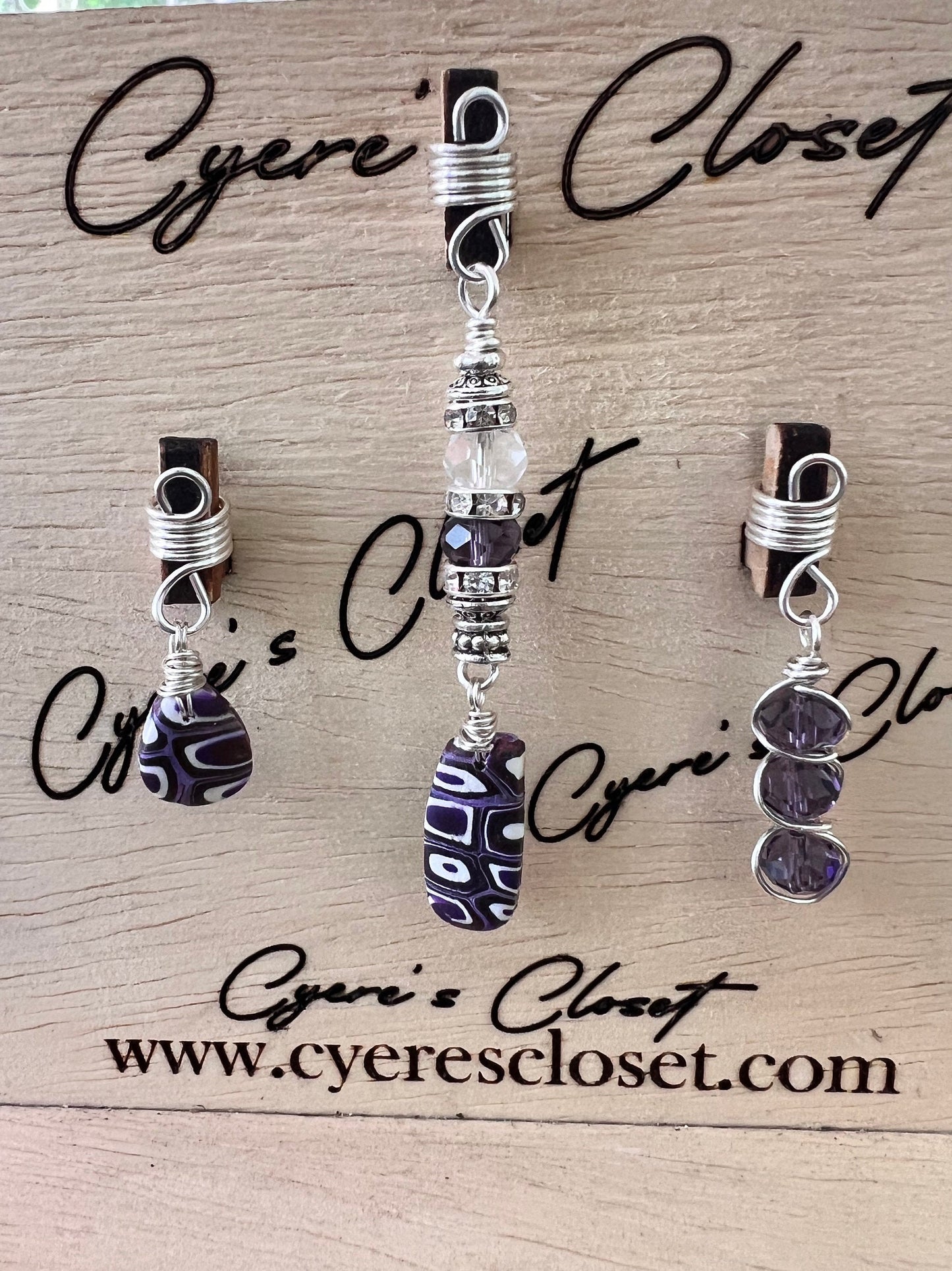 Design’s by Cyere Expressions  Loc and Braid Jewelry Set