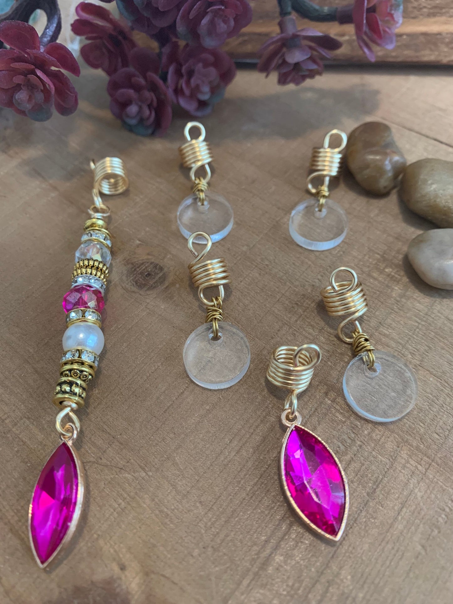 Design’s By Cyere Candy and Pearls Loc and Braid Jewelry Set Collection