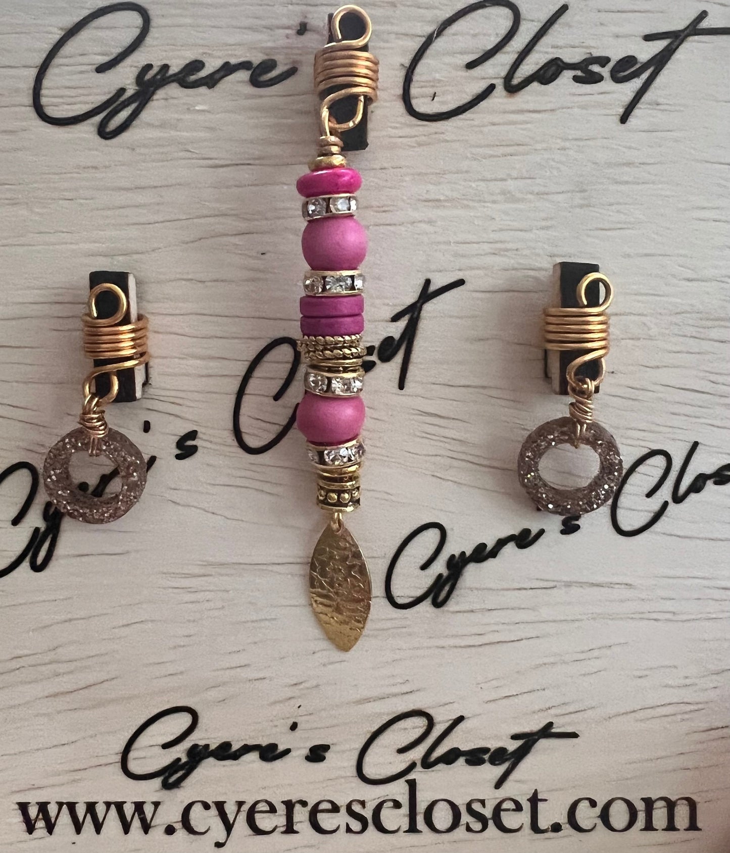 Design’s by Cyere Wednesday Vibes Loc and Braid Jewelry Set Collection