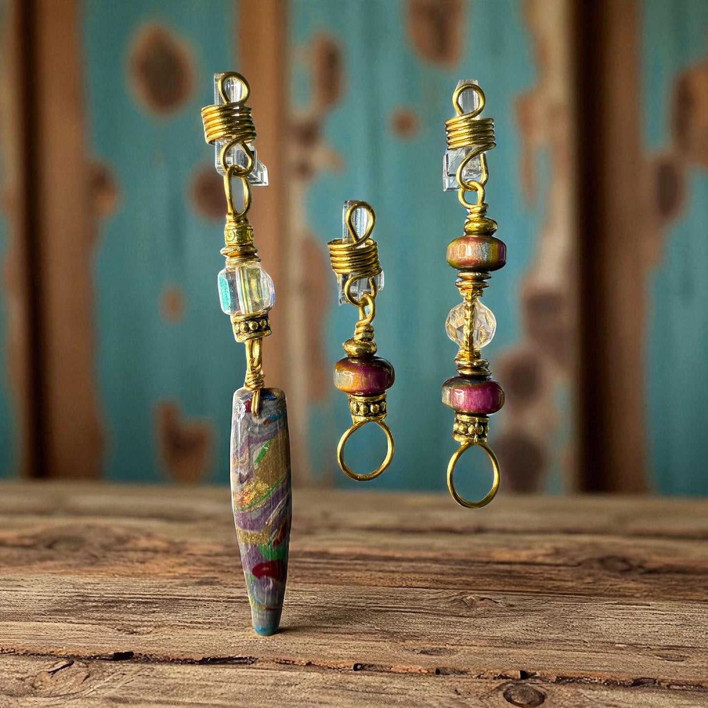 Mystic Earth Fusion Loc & Braid Jewelry Set by Cyere’s Closet
