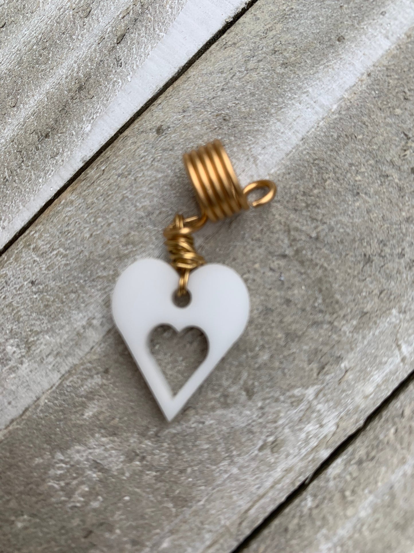 Design's by Cyere Loc and Braid Heart Accent  piece.