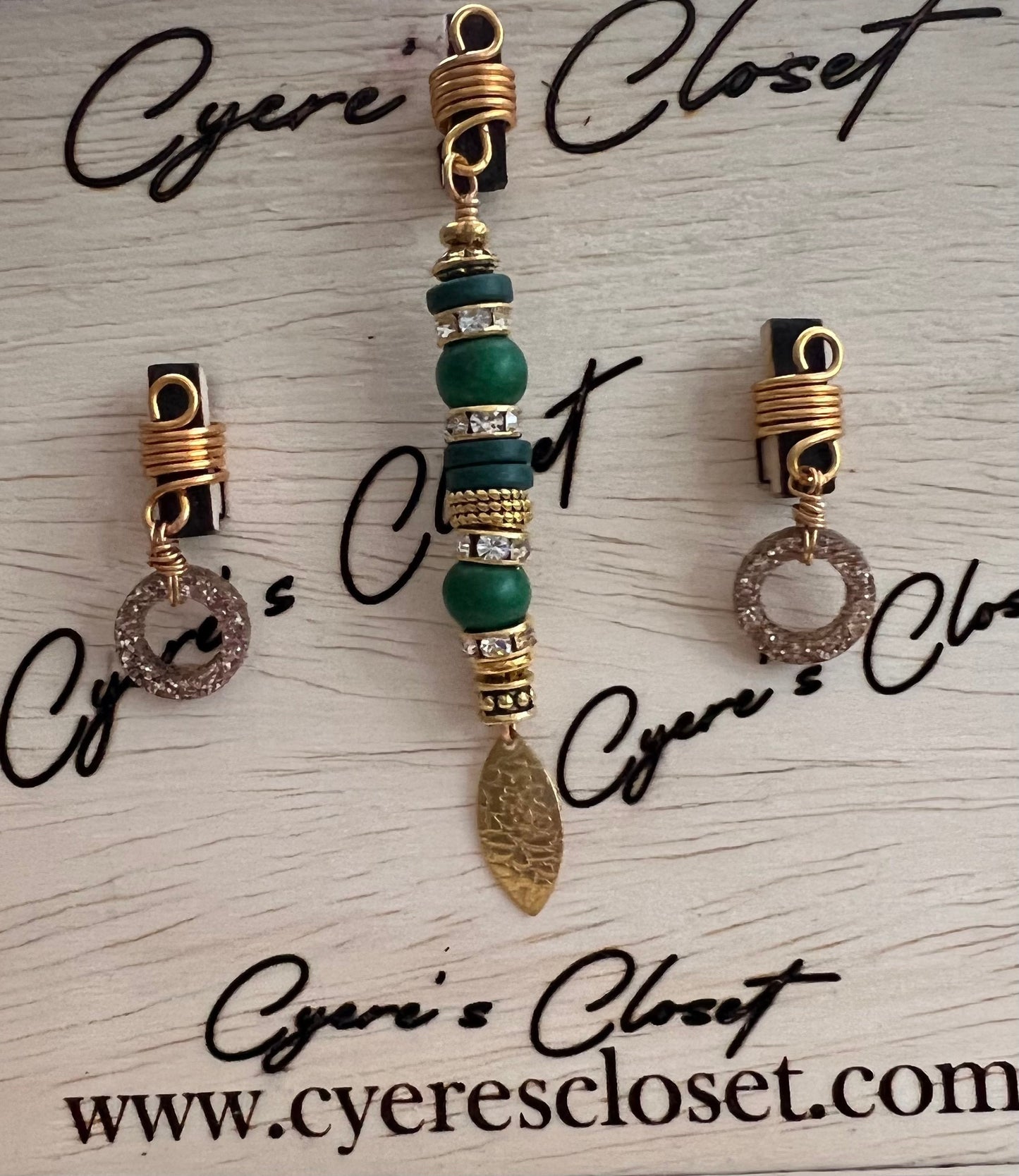 Design’s by Cyere Wednesday Vibes Loc and Braid Jewelry Set Collection