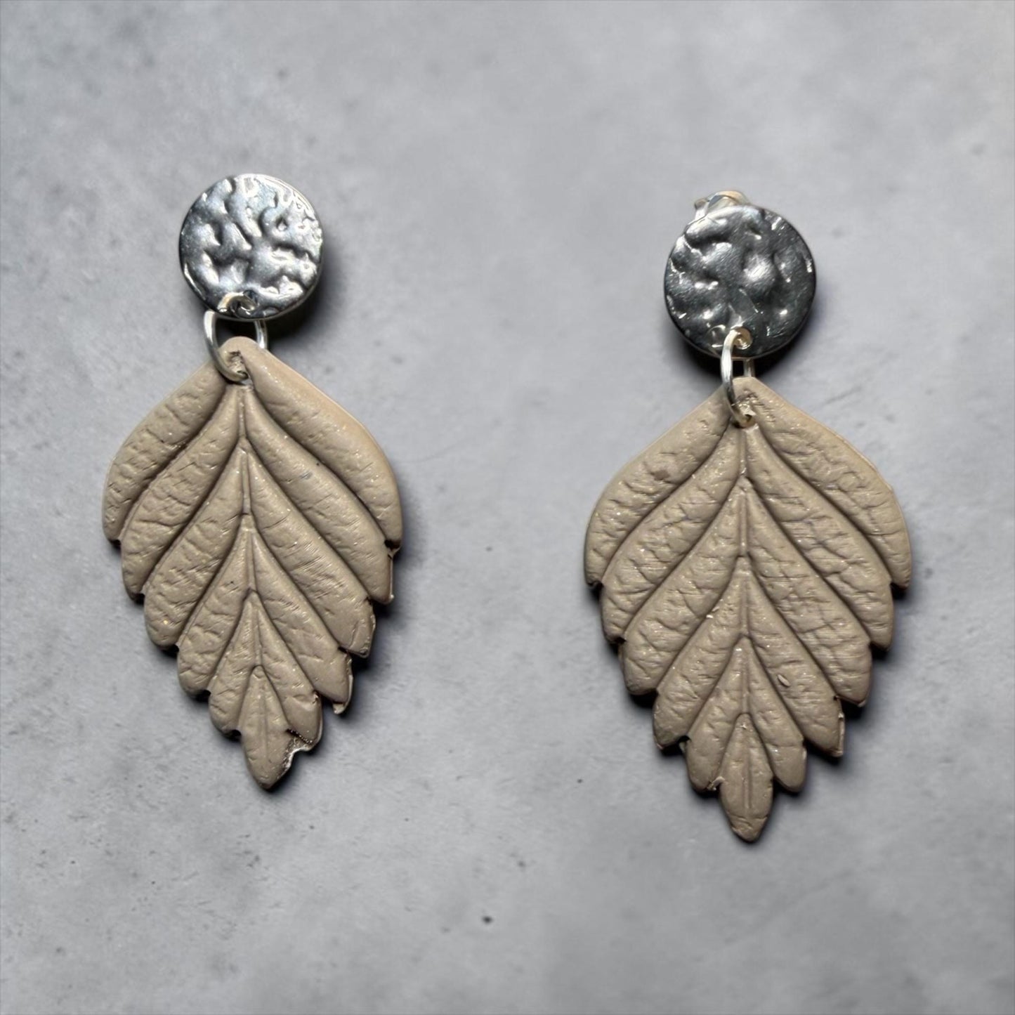 Designs by Cyere Simply Taupe – Textured Statement Earring Collection