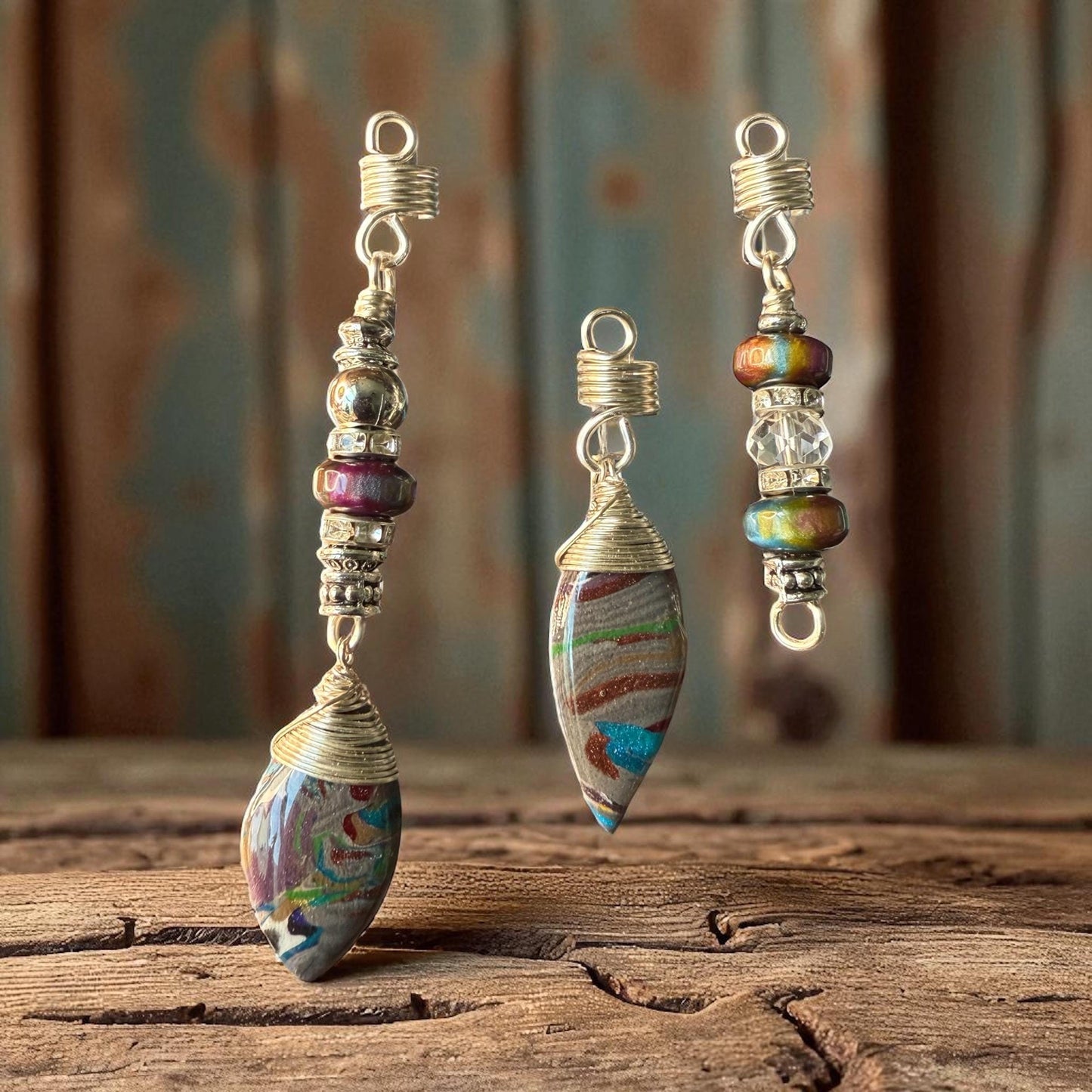 Mystic Earth Fusion Loc & Braid Jewelry Set by Cyere’s Closet