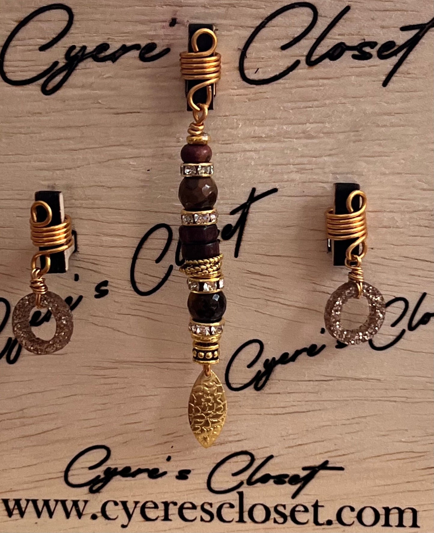 Design’s by Cyere Wednesday Vibes Loc and Braid Jewelry Set Collection