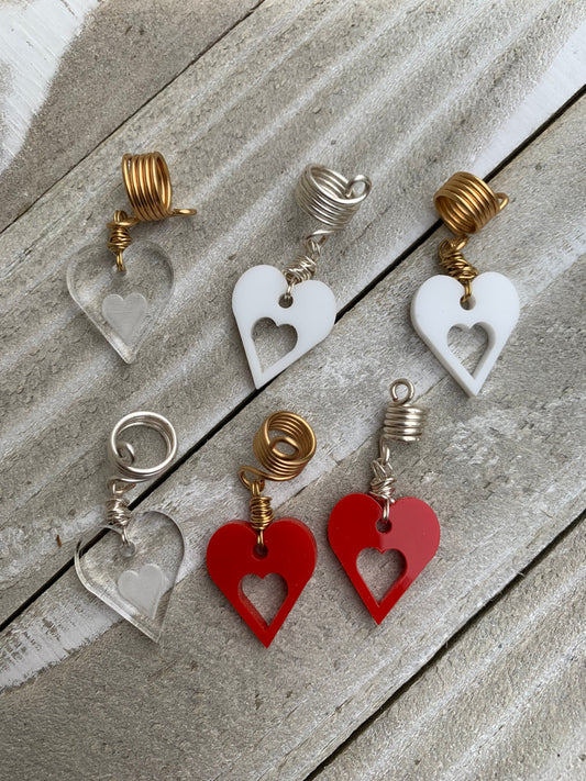 Design's by Cyere Loc and Braid Heart Accent  piece.