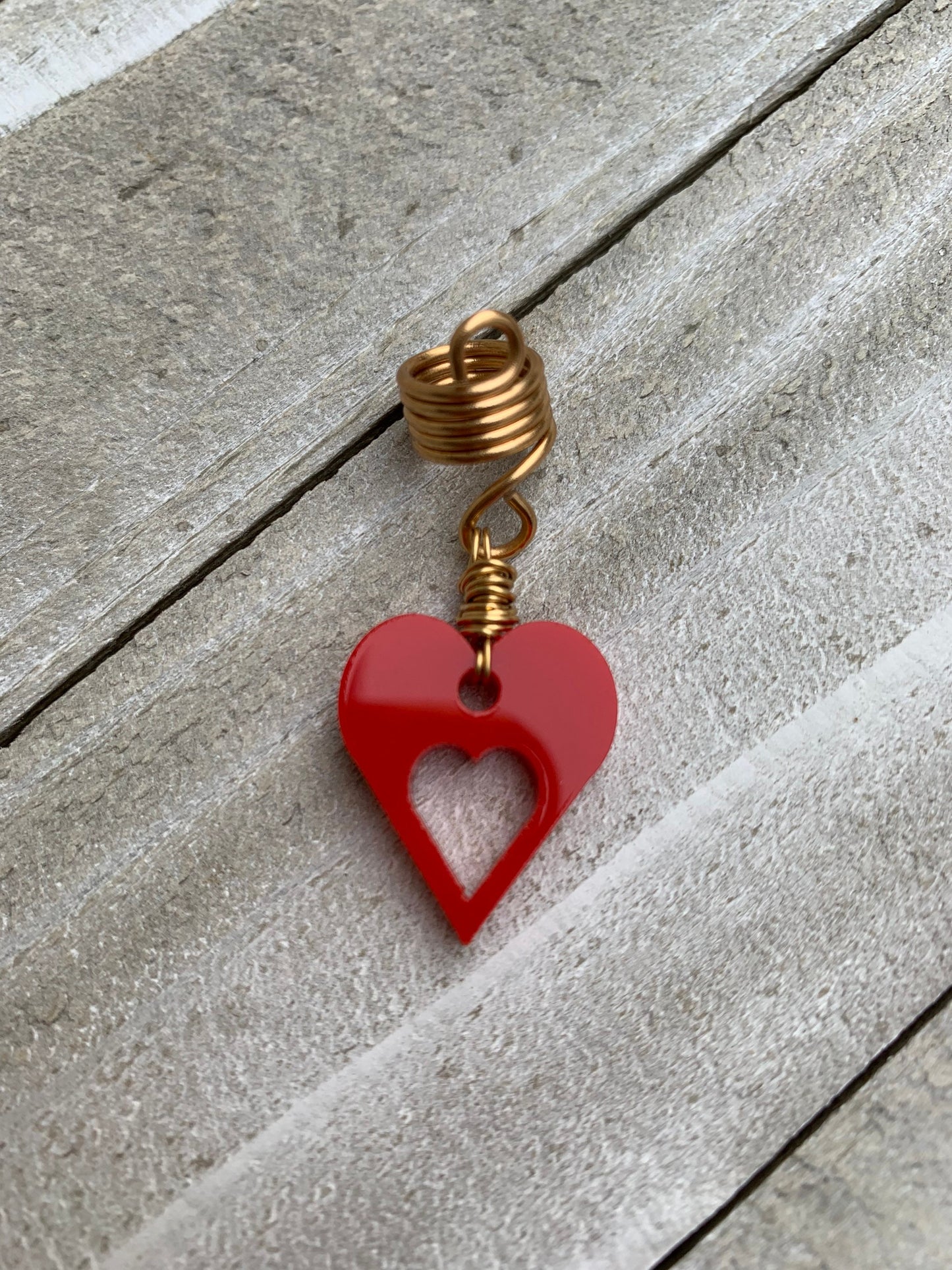 Design's by Cyere Loc and Braid Heart Accent  piece.
