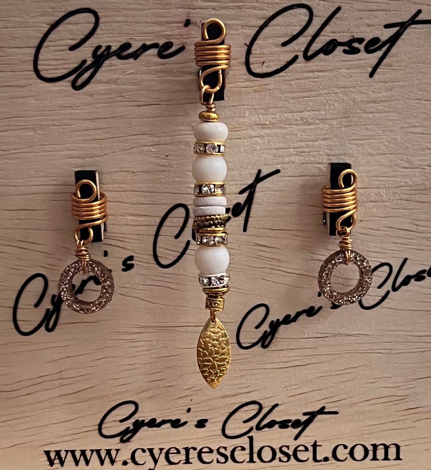 Design’s by Cyere Wednesday Vibes Loc and Braid Jewelry Set Collection