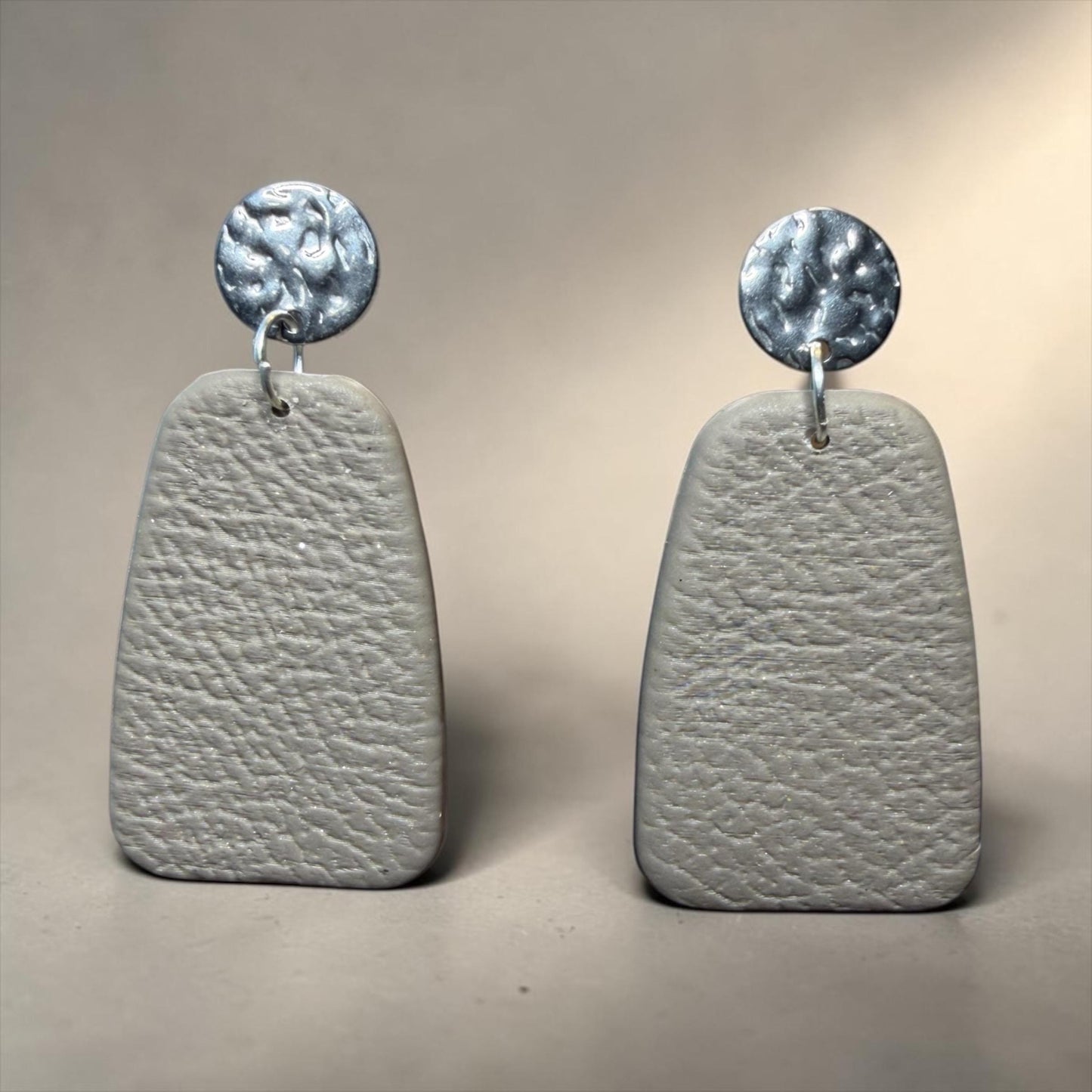 Designs by Cyere Simply Taupe – Textured Statement Earring Collection